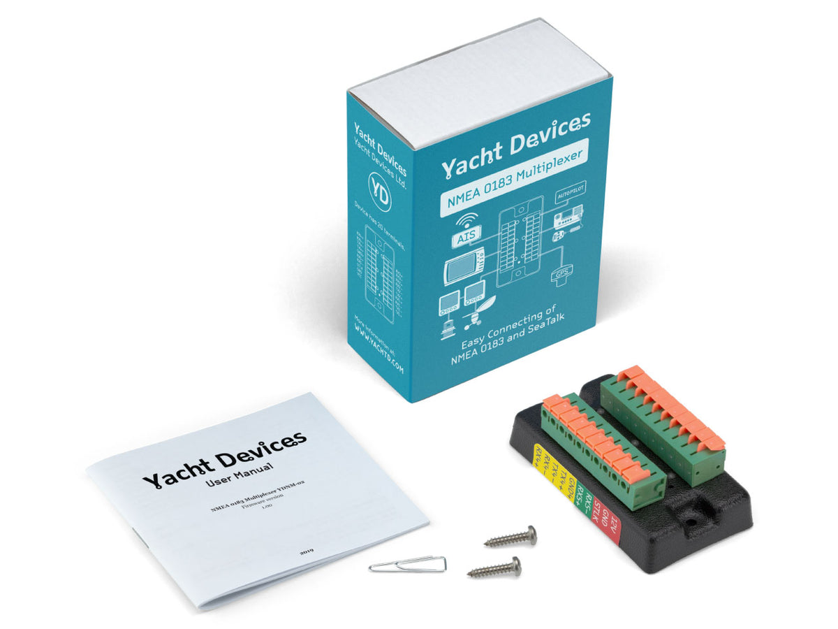 Yacht Devices NMEA 0183 Multiplexer YDNM-02 — 5x NMEA 0183 + SeaTalk