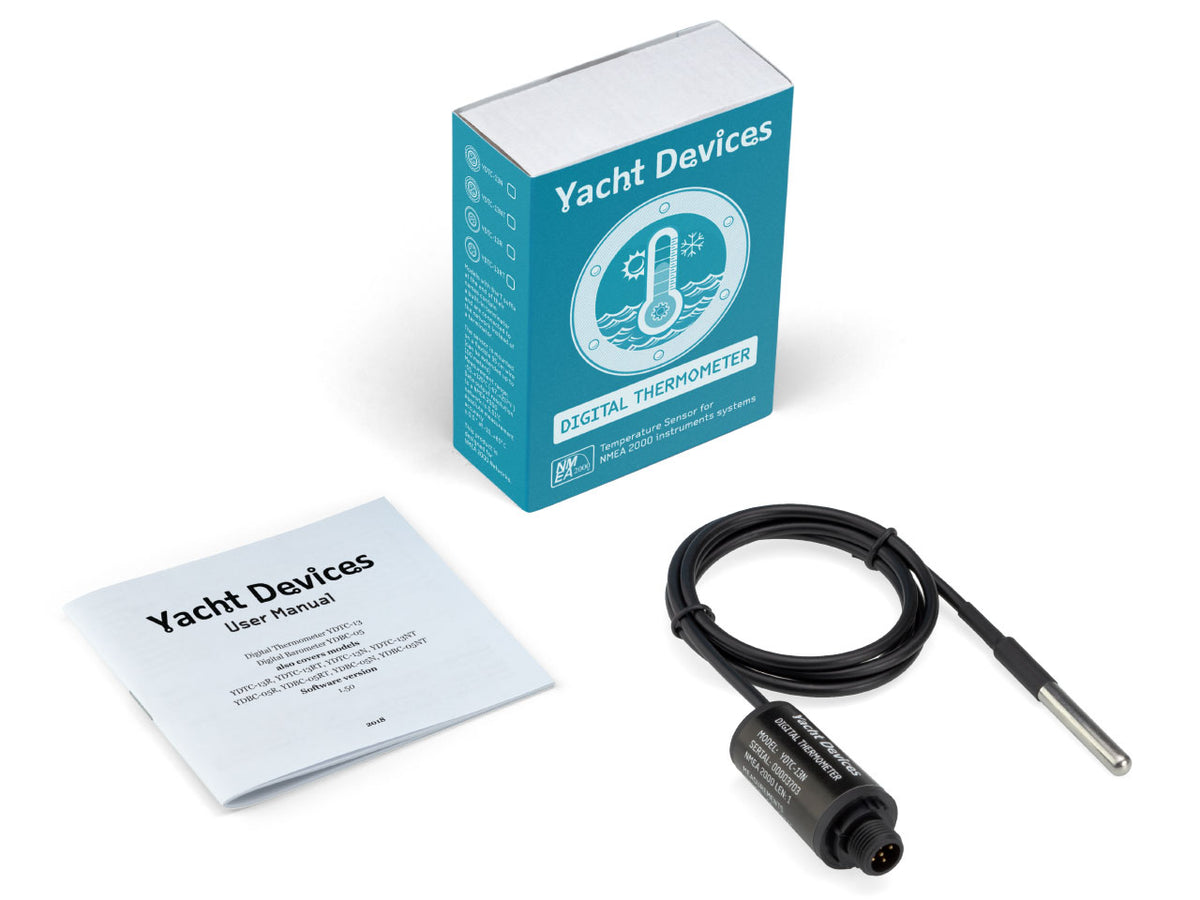 Yacht Devices Digital Thermometer YDTC-13 — NMEA 2000 Micro Male
