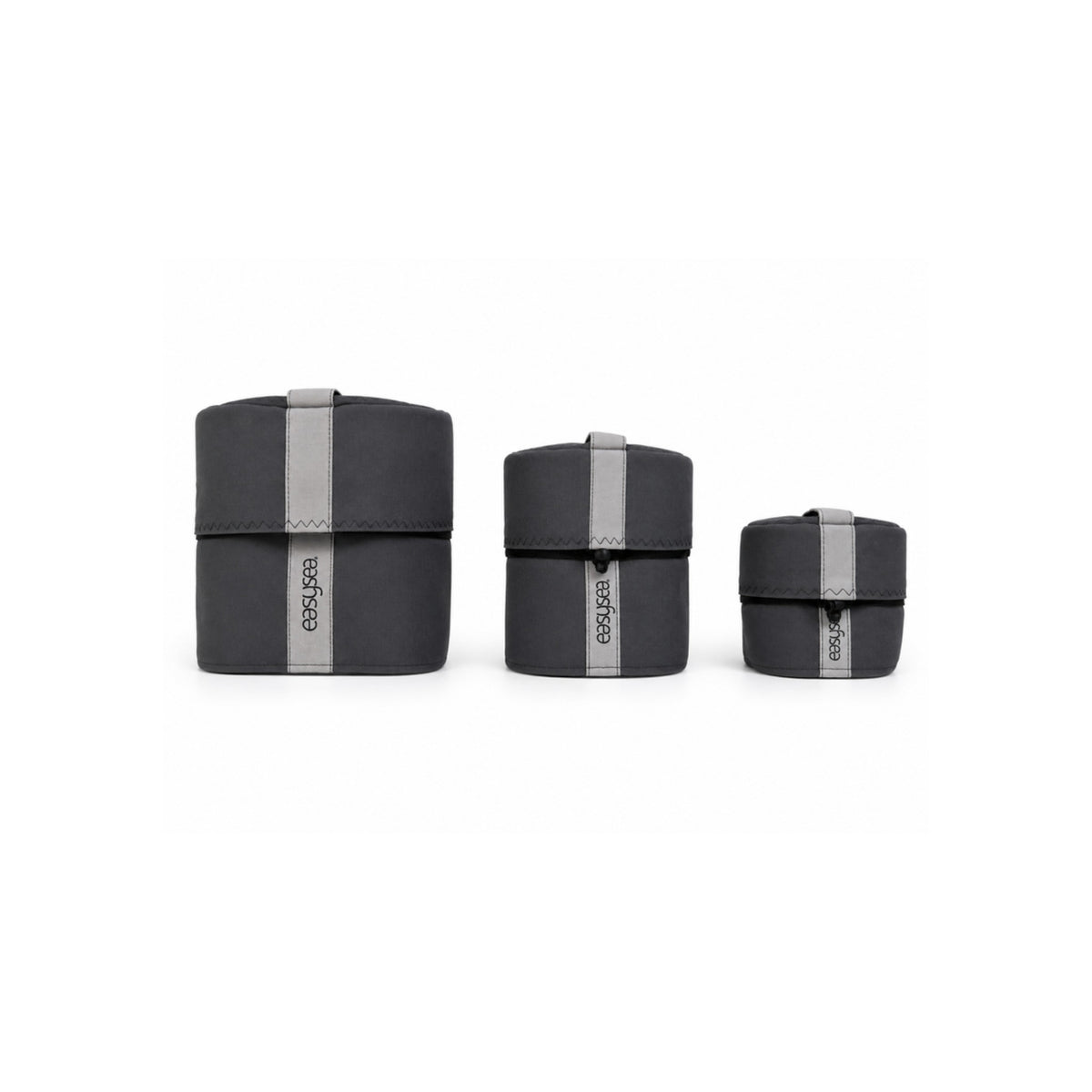 easysea anti-mould winch covers in different sizes side by side on white background