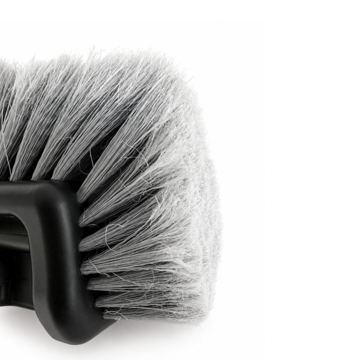 Macro of the soft bristles of the Jake brush head, safe on gelcoat
