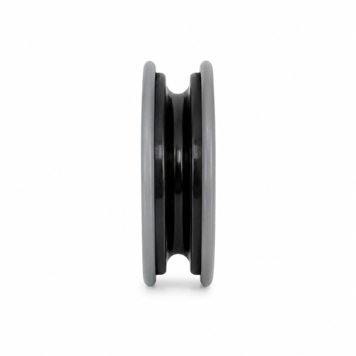 Side profile of the Olli solid ring showing its thin lightweight body