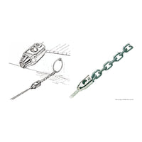 Leinen-Kettenverbinder 10/6 mm