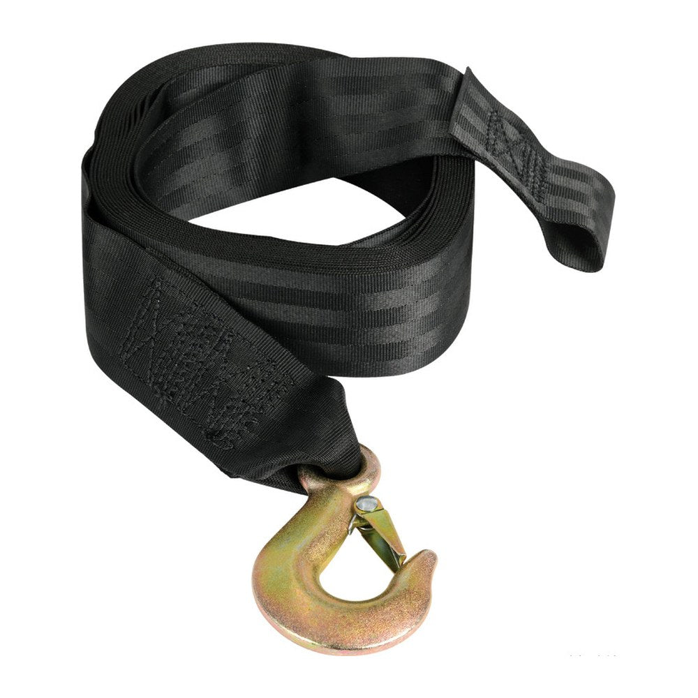 10 m nylon winch strap+shackle - foto originale Osculati Srl