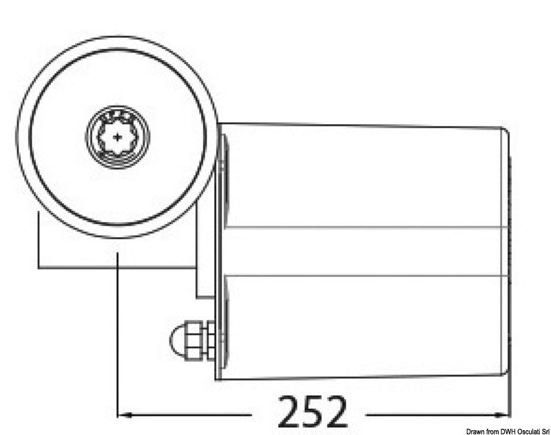 ITALWINCH Smart R3 windlass 1000W - foto originale Osculati Srl