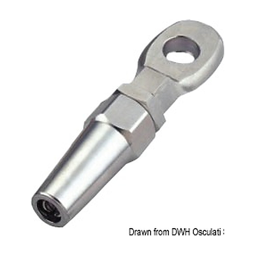 SS eyelet terminal Ø 10 mm - foto originale Osculati Srl