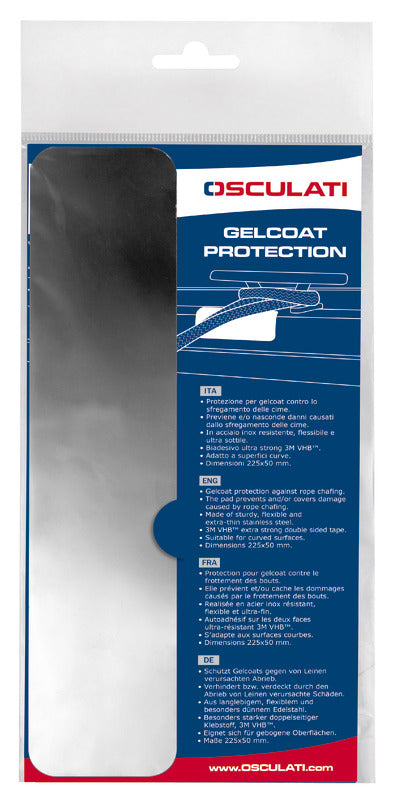 Adhesive anti-chafe SS sheet 50x225 mm - foto originale Osculati Srl