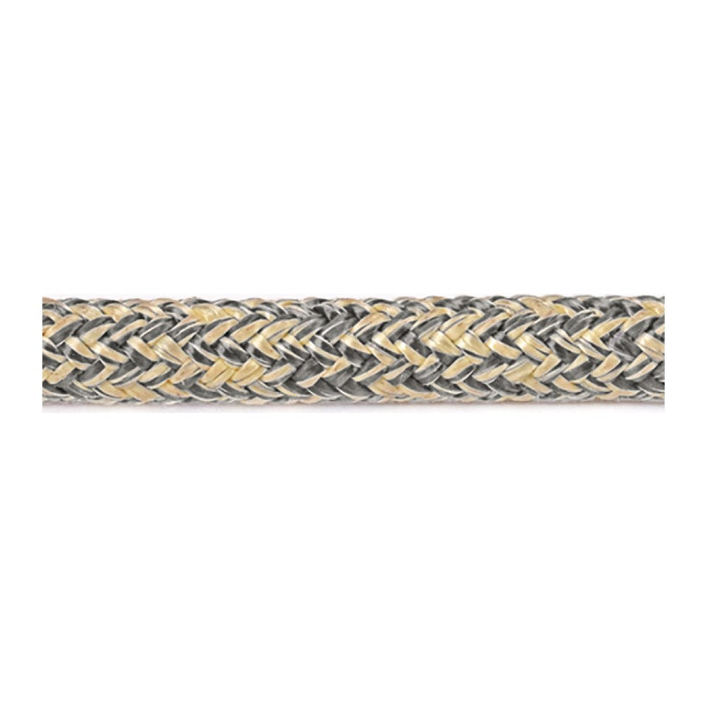 Kevlar and polyester double braid yellow-gray 10mm (pack of 150) - foto originale Osculati Srl