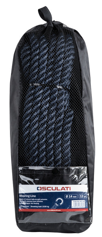 Mooring line blue 24 mm x 15 m - foto originale Osculati Srl
