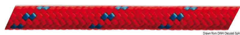 Double braid blue 6 mm (pack of 200) - foto originale Osculati Srl