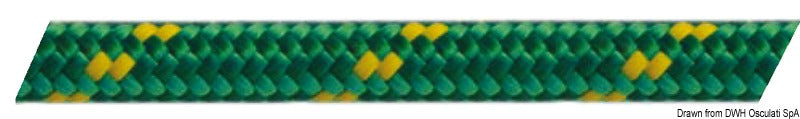 Double braid blue 6 mm (pack of 200) - foto originale Osculati Srl