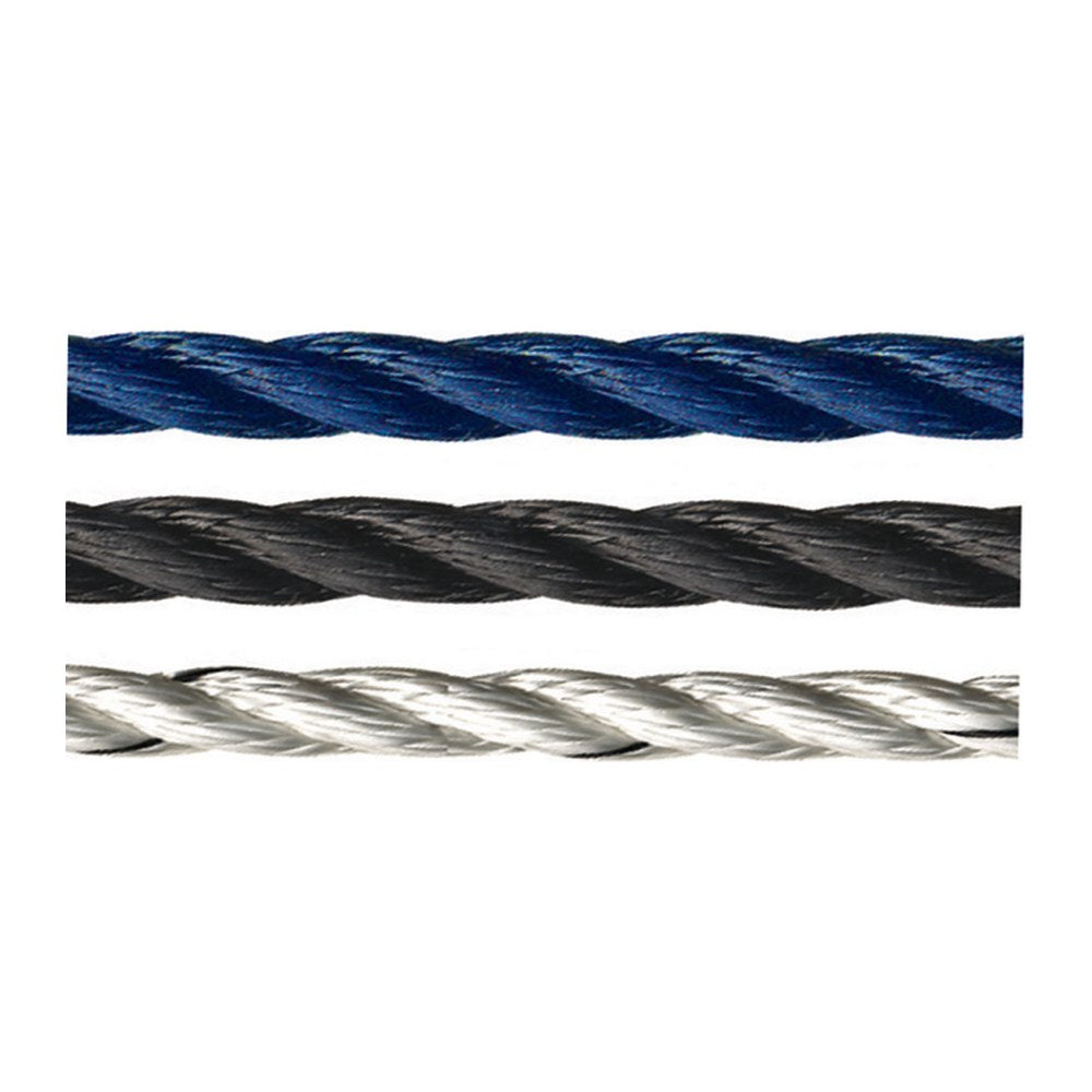 Marlow polyester mooring line black 14 mm (pack of 100) - foto originale Osculati Srl
