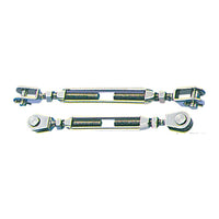 Ridoir avec deux chapes fixes AISI 316 10 mm