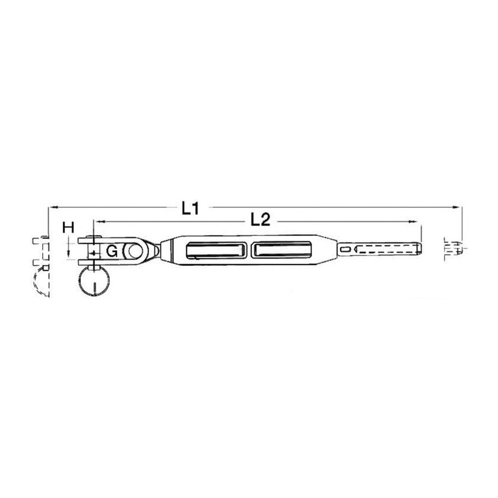 Blue wave Swage terminal right 3/4" x 12 mm - foto originale Osculati Srl