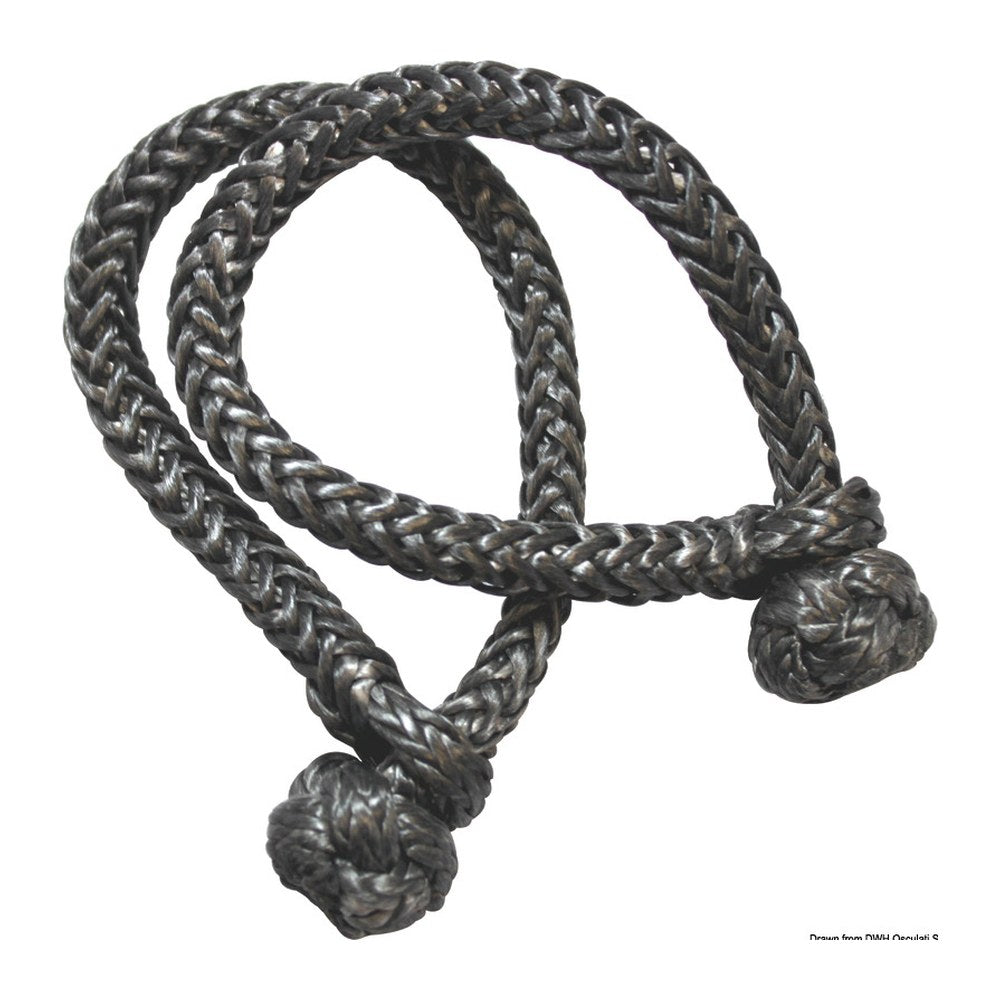 Marlow Soft shackle in black Dyneema - 9 mm - foto originale Osculati Srl
