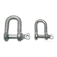 Manille en acier galvanisé 12 mm (lot de 10)