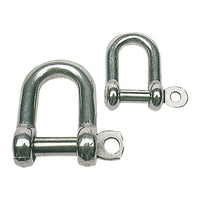 Schackel i rostfritt stål AISI 316 10 mm (10-pack)