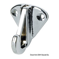 Platte AISI 316 m. Karabinerhaken 10 mm (10er-Pack)