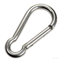 Karabinerhaken ohne Bolzen AISI 316 6 mm (10er-Pack)
