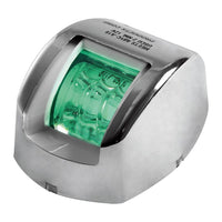 Fanale di via Mouse verde corpo inox