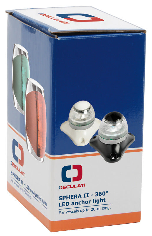 Sphera II navigation light 360° white body white - foto originale Osculati Srl