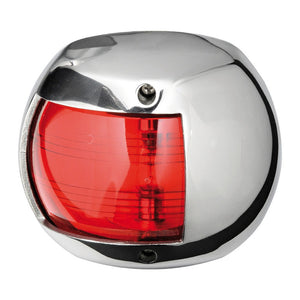Compact 12 AISI 316/112.5° red navigation light - foto originale Osculati Srl