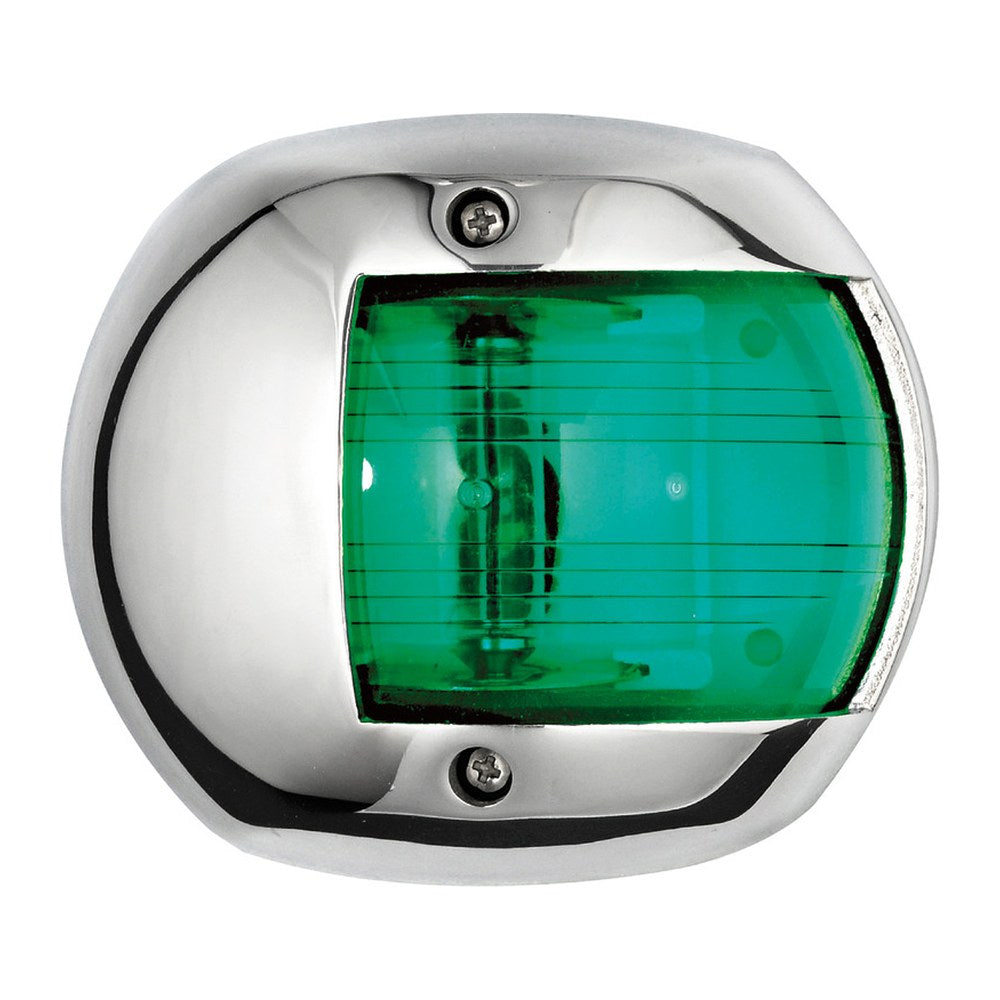 Compact 12 AISI 316/112.5° green navigation light - foto originale Osculati Srl