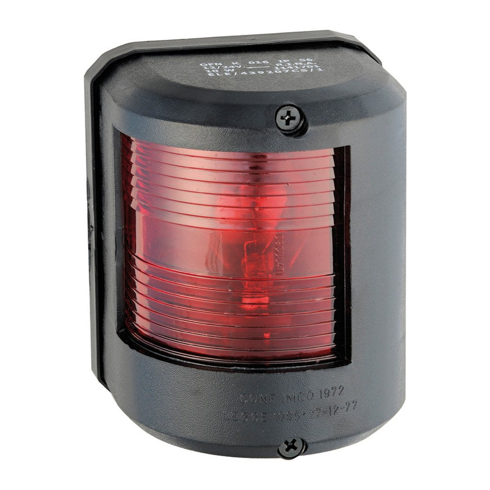 Utility 78 black 12 V/red left navigation light - foto originale Osculati Srl