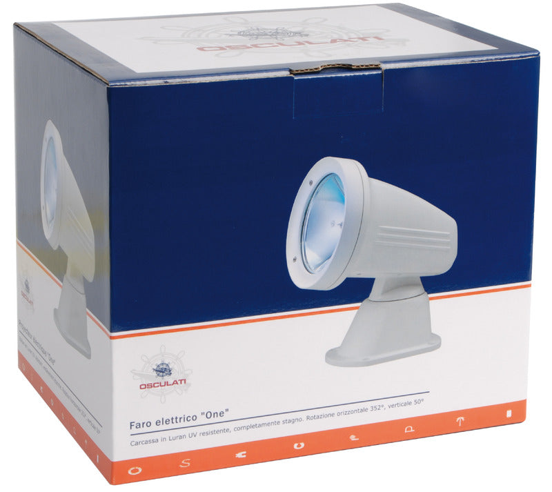 One LED electric spotlight 12 V - foto originale Osculati Srl