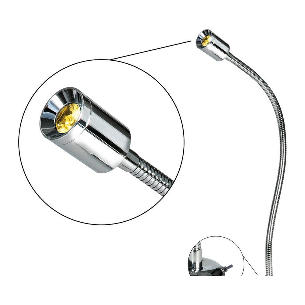 Articulating LED light 10 W 12/24 V - foto originale Osculati Srl