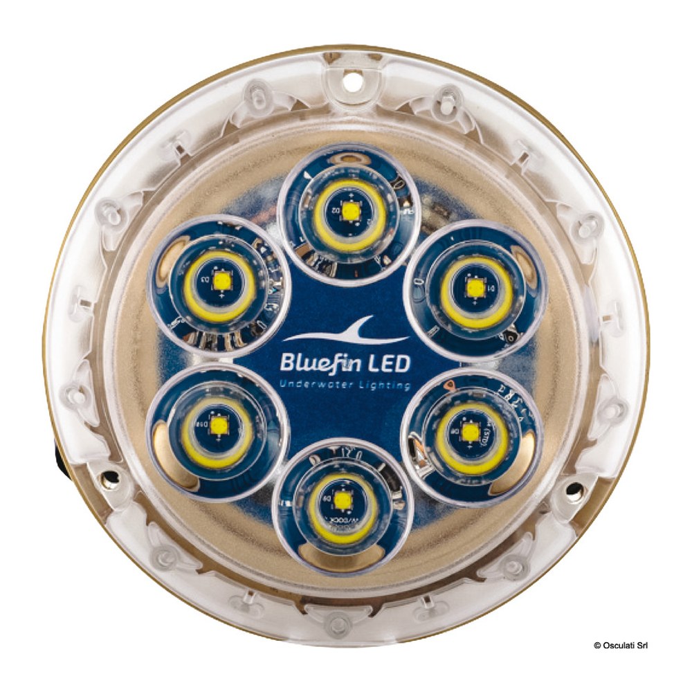 PIRANHA P6 NITRO RGBW LED underwater light 12/24V - foto originale Osculati Srl