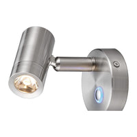 Spot LED dimmable aluminium nickelé