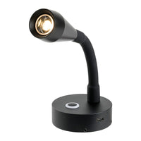 Faretto LED snodato total black