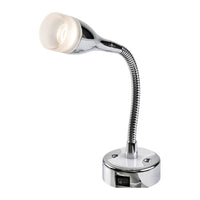 Foco LED articulado polido 400 mm