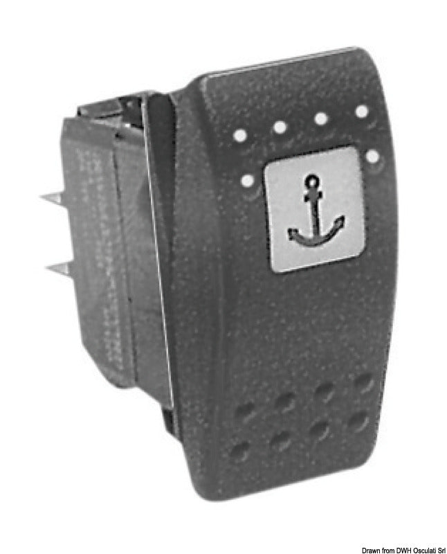 Carling Technologies (ON)-OFF-(ON) switch 12 V - foto originale Osculati Srl