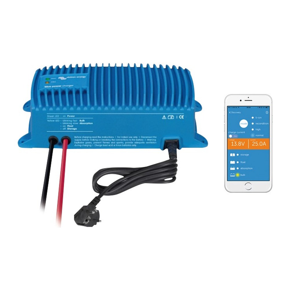 Victron Energy Blue Smart IP67 Charger 12/25(1) 230V CEE 7/7 - foto originale Osculati Srl