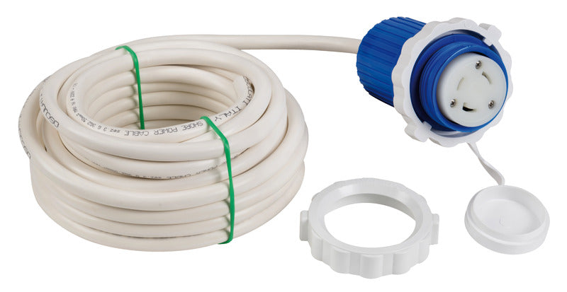 Plug + cable 10 m blue 30 A - foto originale Osculati Srl