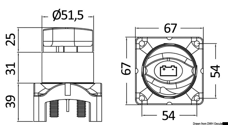 Voltage sensitive switch - foto originale Osculati Srl