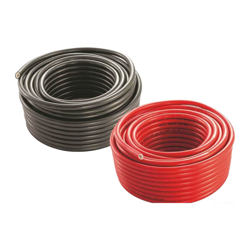 Tin-plated copper battery cable red 35mm (pack of 24) - foto originale Osculati Srl