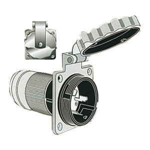 Marinco 4-wire triophase socket AISI 316 - foto originale Osculati Srl