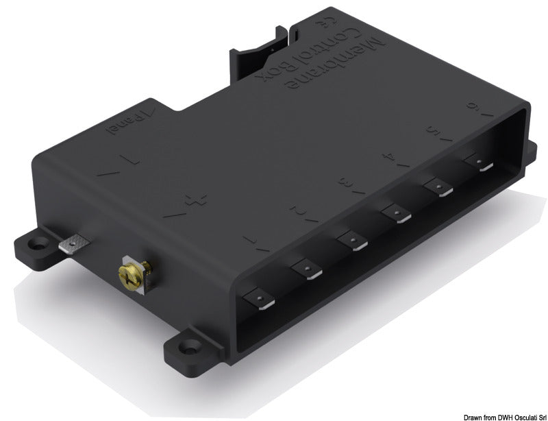 Touch-control electric panel 6 switches - foto originale Osculati Srl