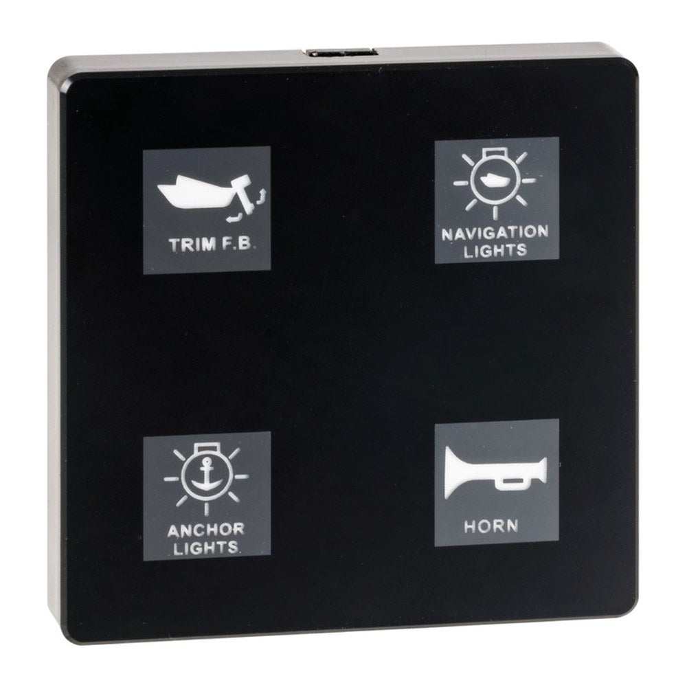 Electric touch panel 4 switches - foto originale Osculati Srl