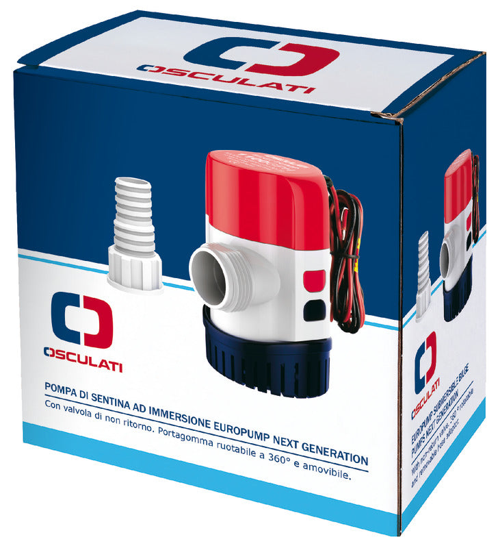 Europump Next Generation bilge pump G1500 24V - foto originale Osculati Srl