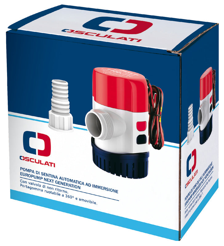 Europump Next Generation automatic bilge pump 750 24V - foto originale Osculati Srl
