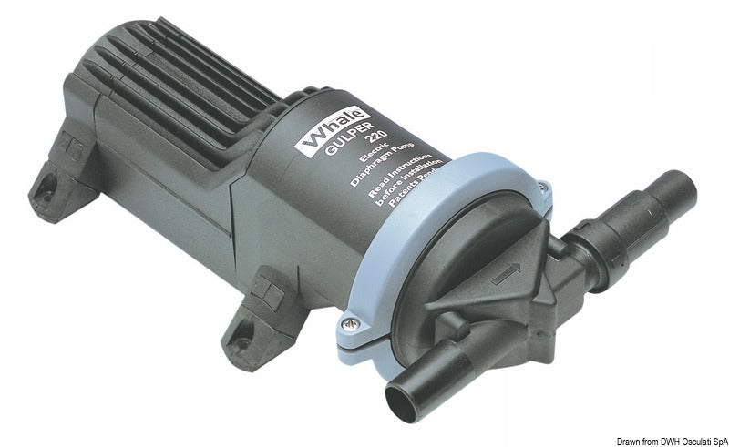 WHALE Gulper pump 220 12V retail - foto originale Osculati Srl