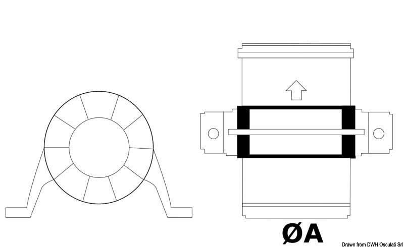Attwood Turbo blower 3.3 m³ 12 V - foto originale Osculati Srl