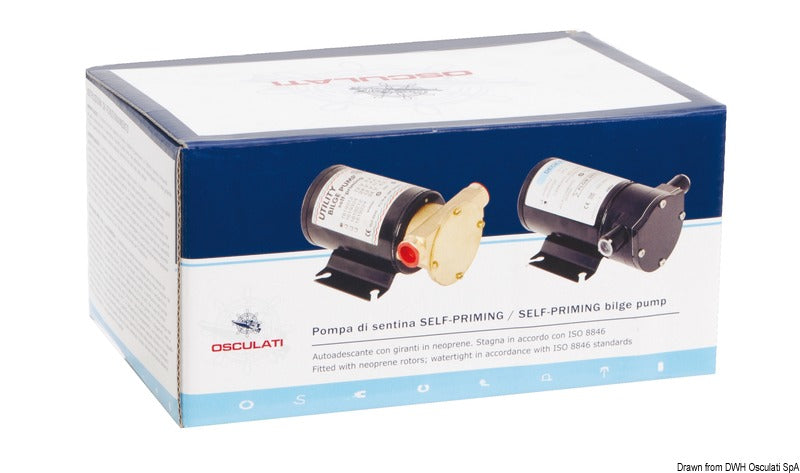 Self-priming bilge pump 24 V 7 A - foto originale Osculati Srl
