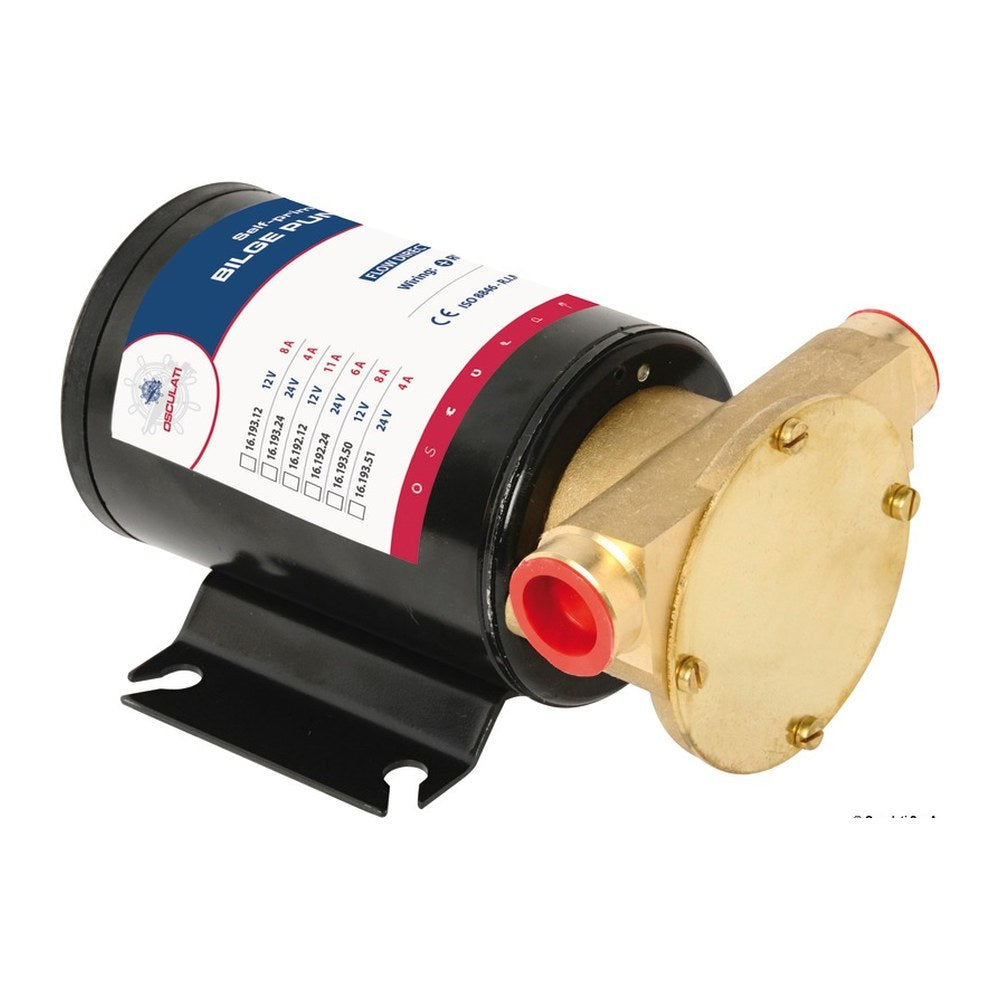 Self-priming bilge pump 24 V 4 A - foto originale Osculati Srl