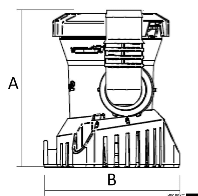 ATTWOOD Tsunami Mk2 bilge pump T500 12V 28l - foto originale Osculati Srl
