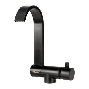 Style black foldable hot/warm water mixer - foto originale Osculati Srl