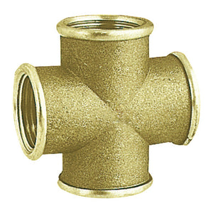 Brass cross joint female 1"1/4 - foto originale Osculati Srl